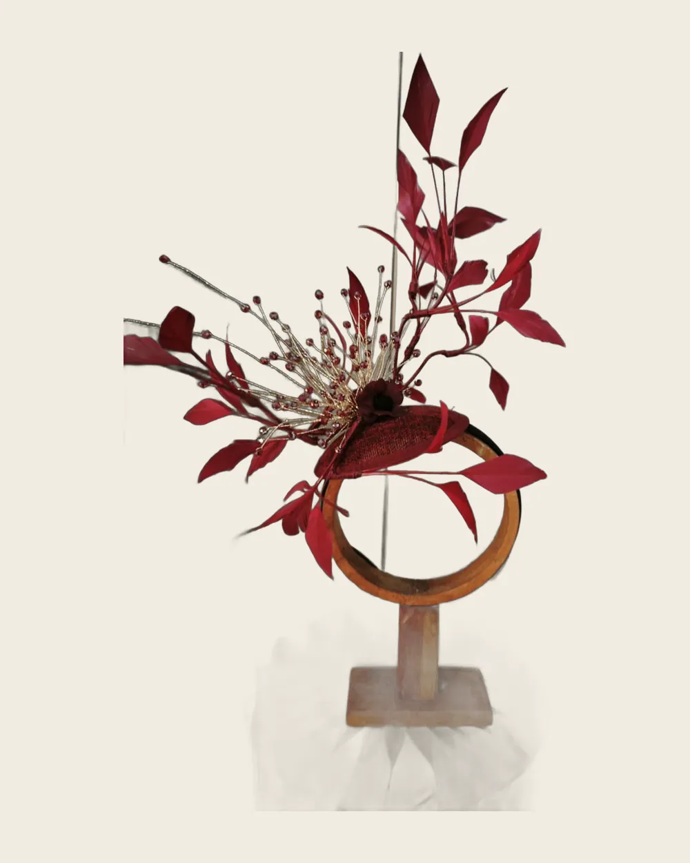 Burgundy Leaf Spray